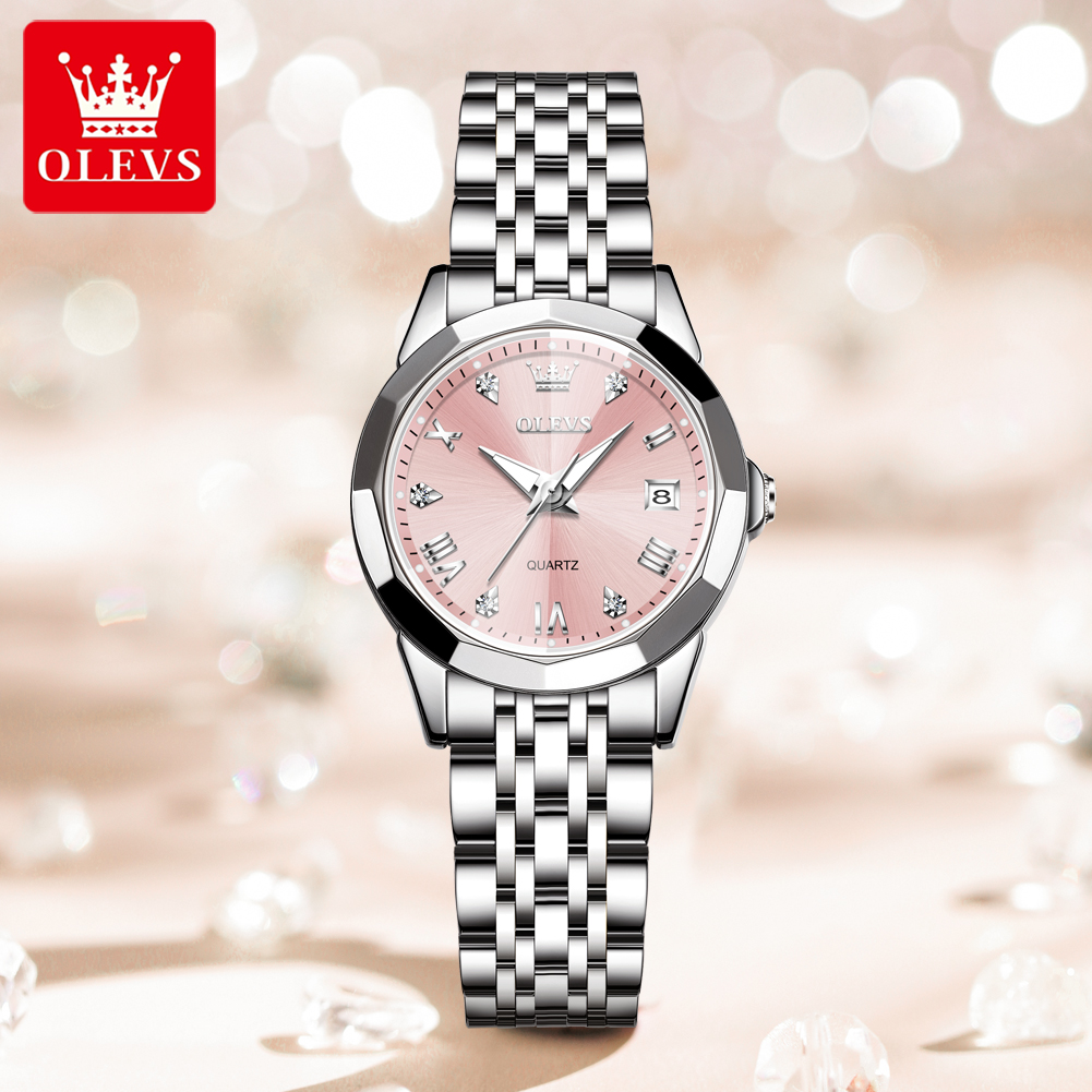 Waterproof Diving Watch - OLEVS 9931 Orijinal Kadın Saati Yüksek