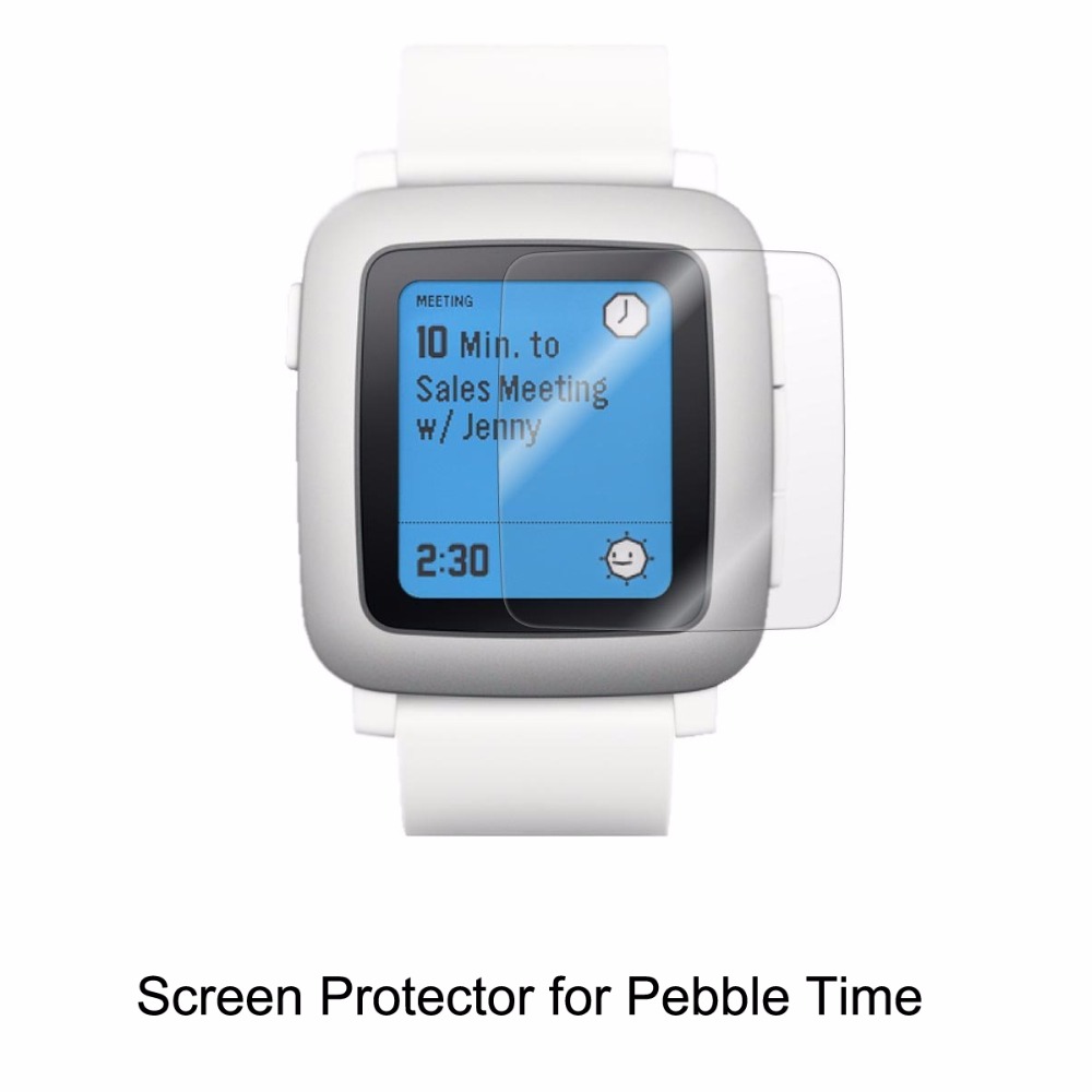Smartwatch Pebble Watches - 6 * temizle LCD PET Film