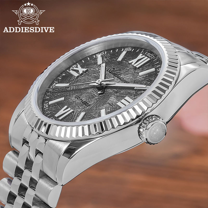 Waterproof Diving Watch - ADDIESDIVE Zarif Kadın Saati Lüks Safir