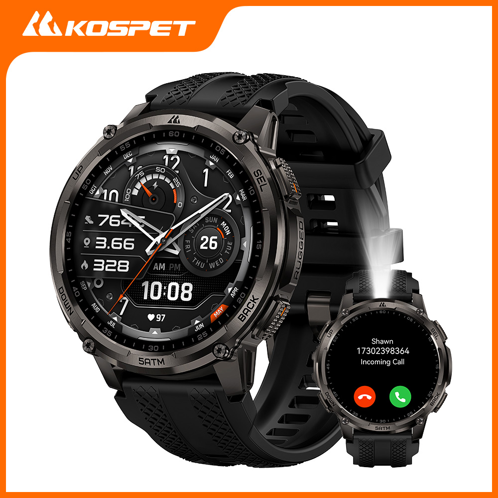 Smartwatch Watches For Men With Gps - KOSPET TANK T4C Akıllı Saat Erkekler