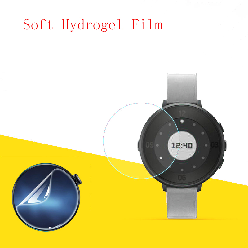 Smartwatch Pebble Watches - Yumuşak Hidrojel Film Temizle HD Şeffaf
