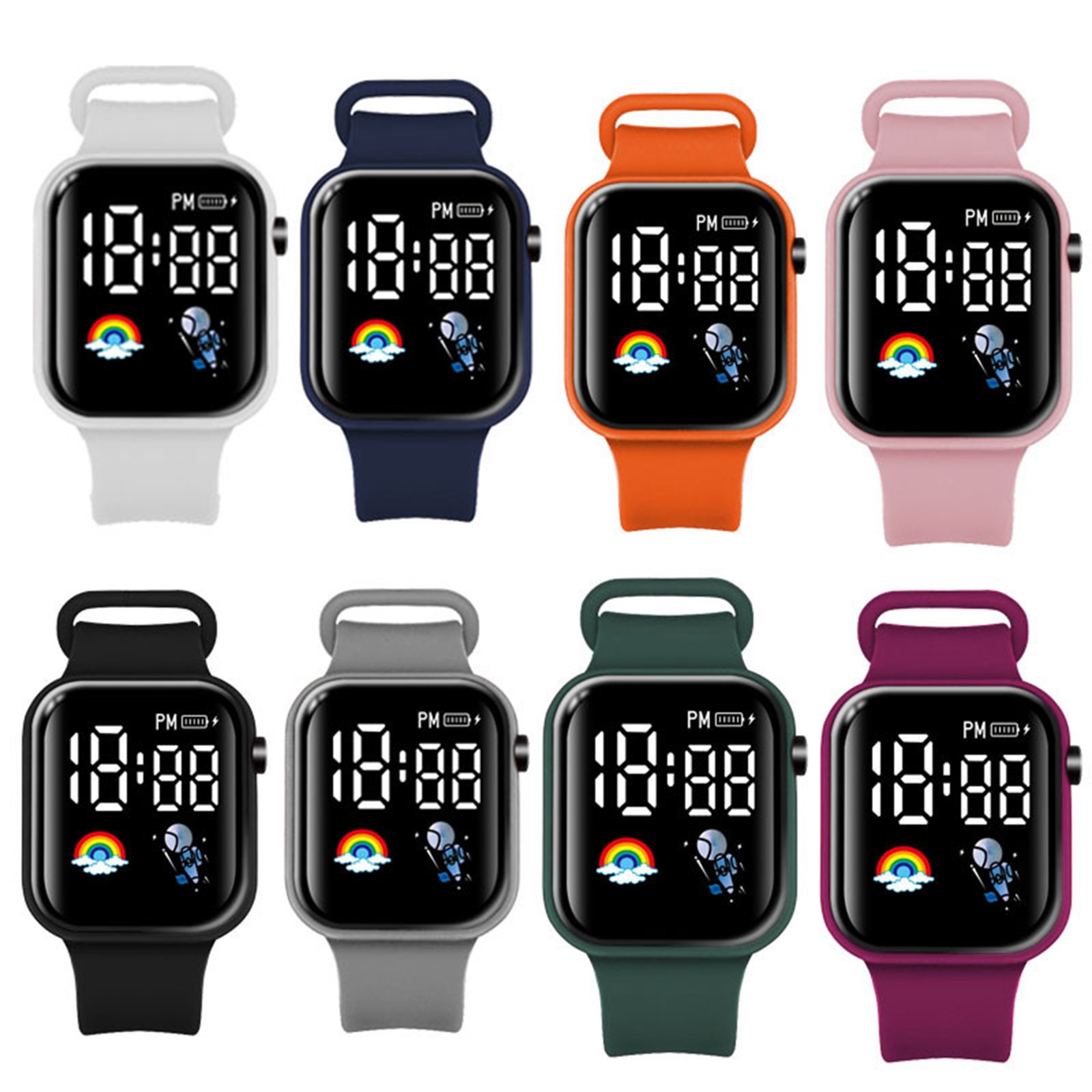 Smartwatch Digital Watches For Boys - Yeni öğrenciler spor saatler açık elektronik