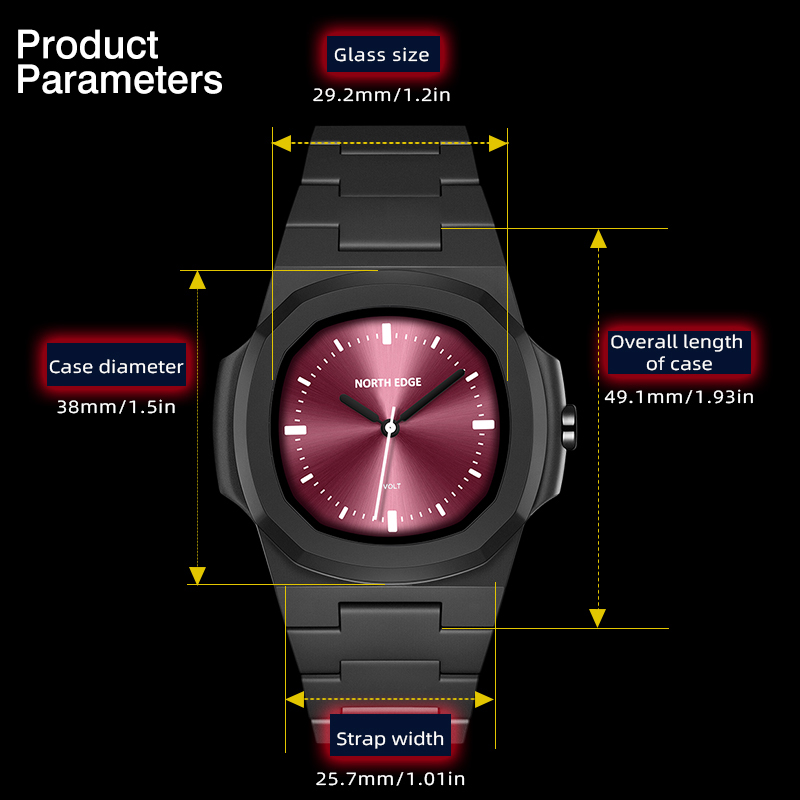 KUZEY KENAR Izle Adam için Yen - Waterproof Diving Watch incelemesi ve fiyatı