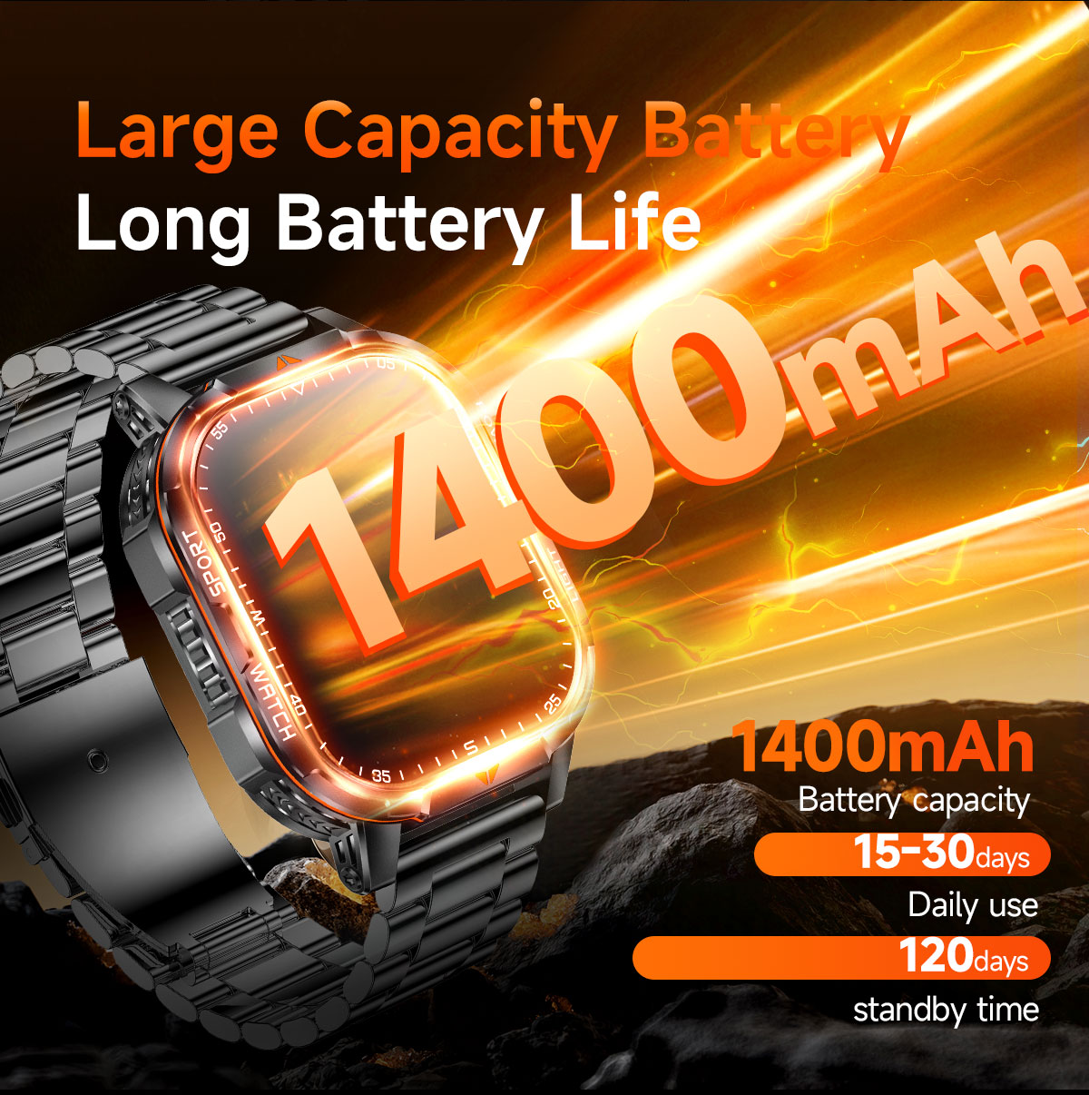 2026 Yeni 1400mAh Süper Büyük  - Smartwatch New Watches For Women incelemesi ve fiyatı