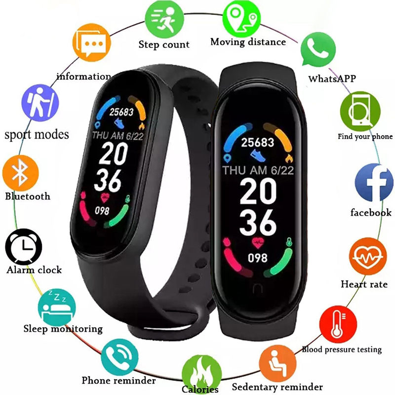 M6 akıllı saat erkek kadın spo - Smartwatch Sports Watches For Women incelemesi ve fiyatı