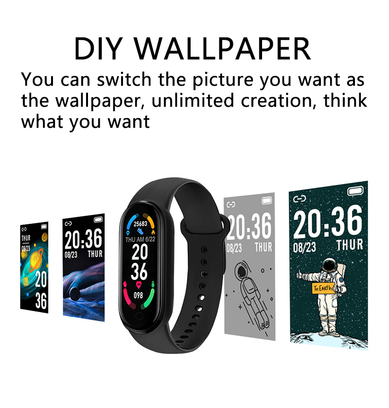 M6 akıllı saat erkek kadın spo - Smartwatch Sports Watches For Women incelemesi ve fiyatı