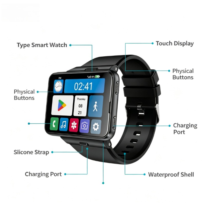 S999 Plus Akıllı Saat, 4G Andr - Smartwatch Watches For Men With Gps incelemesi ve fiyatı