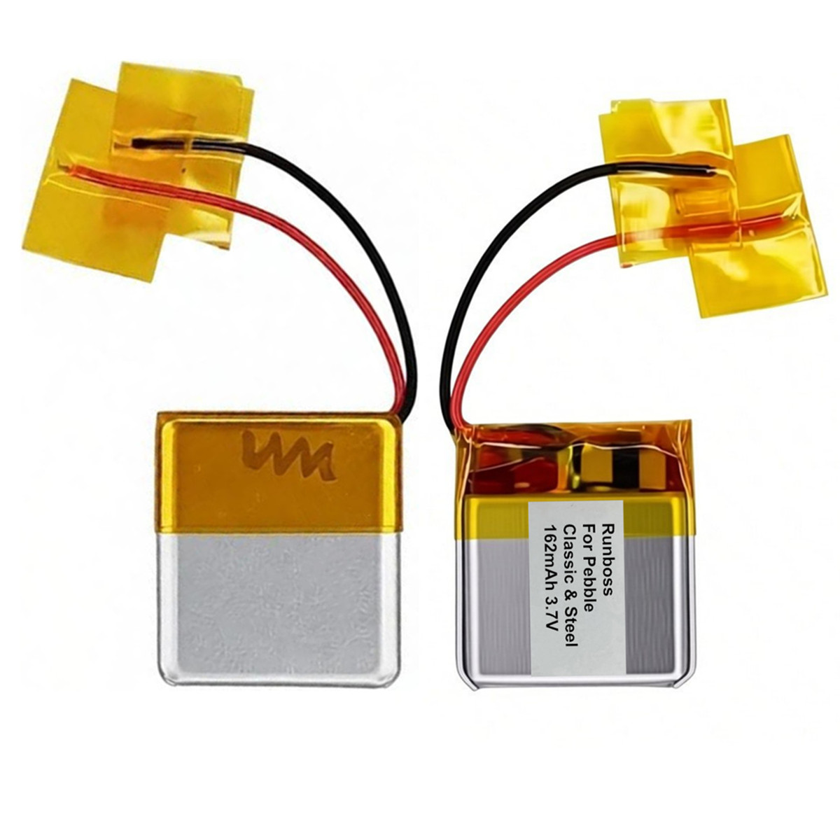 2 Adet/Lot 162mAh 3.7V Lityum  - Smartwatch Pebble Watches incelemesi ve fiyatı