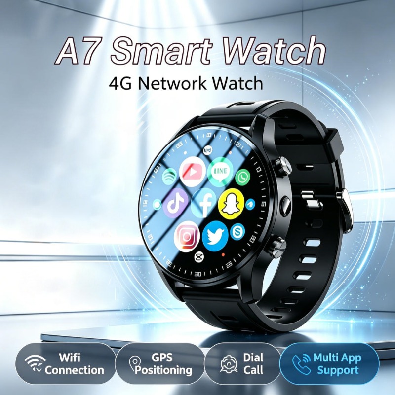 Android A7 Akıllı Saat, Arama  - Smartwatch Running Watches For Men incelemesi ve fiyatı