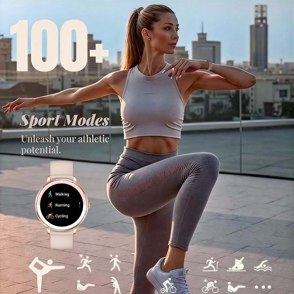 Kadınlar için Akıllı Saat 1.26 - Watches Ladies Smartwatch incelemesi ve fiyatı