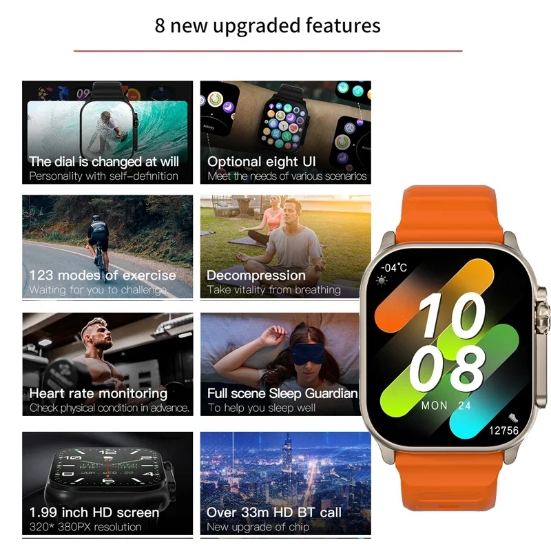 Orijinal T900 Ultra 2 akıllı s - Smartwatch New Watches For Women incelemesi ve fiyatı