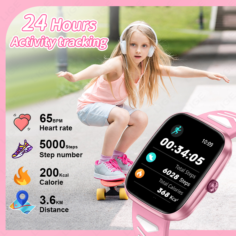 LIGE Yeni 1.75 İnç Bluetooth Ç - Smartwatch Digital Watches For Boys incelemesi ve fiyatı