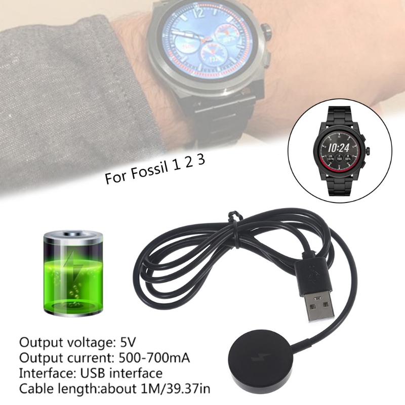 USB Saat Şarj Cihazı Adaptörü  - Fossil Watches Smartwatch Gen 3 incelemesi ve fiyatı
