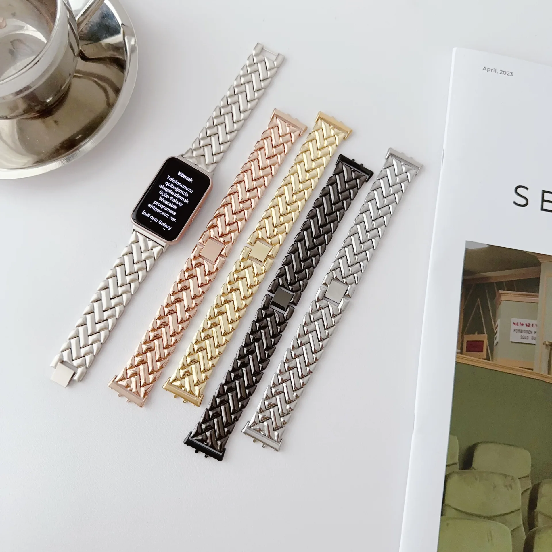 Yeni Bileklik Metal Kayış Sams - Smartwatch New Watches For Women incelemesi ve fiyatı