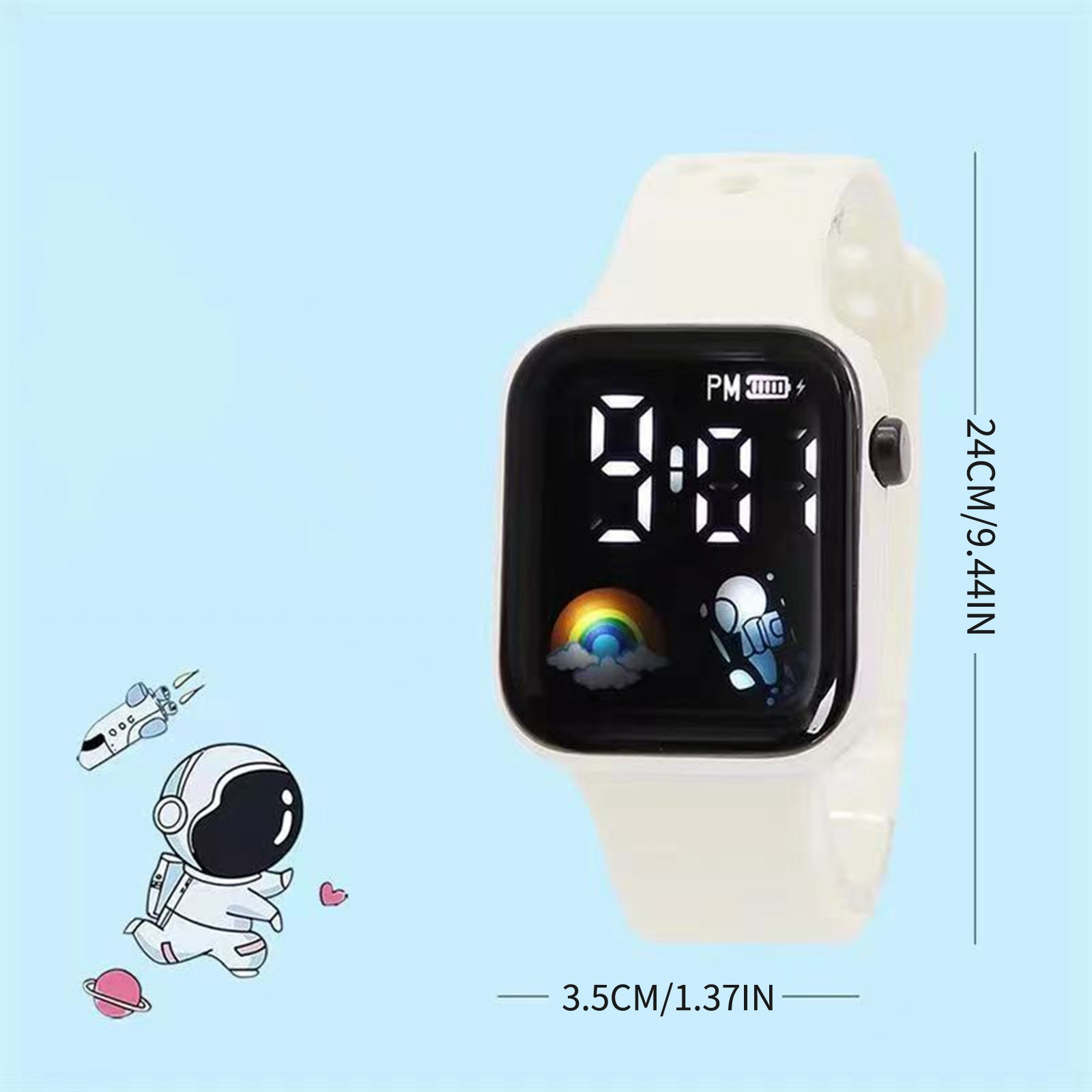 Yeni öğrenciler spor saatler a - Smartwatch Digital Watches For Boys incelemesi ve fiyatı