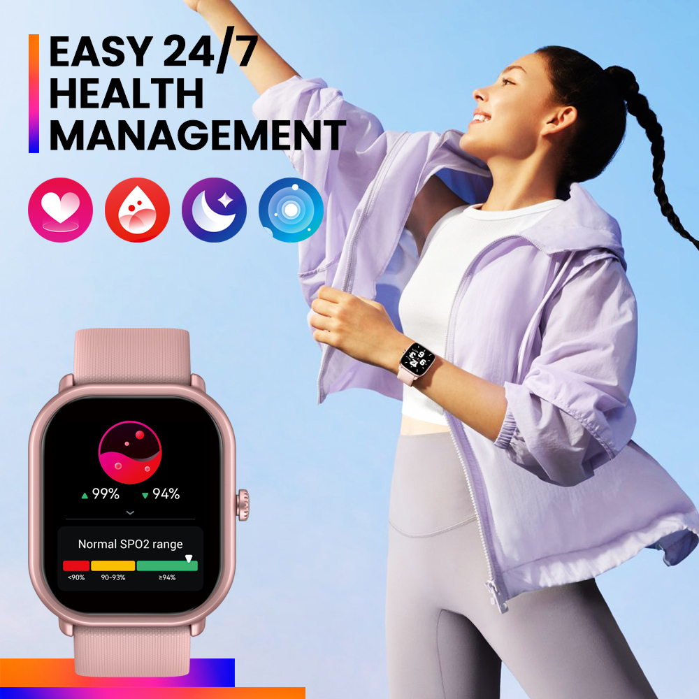 Yeni Zeblaze GTS 3 Pro sesli a - Smartwatch New Watches For Women incelemesi ve fiyatı