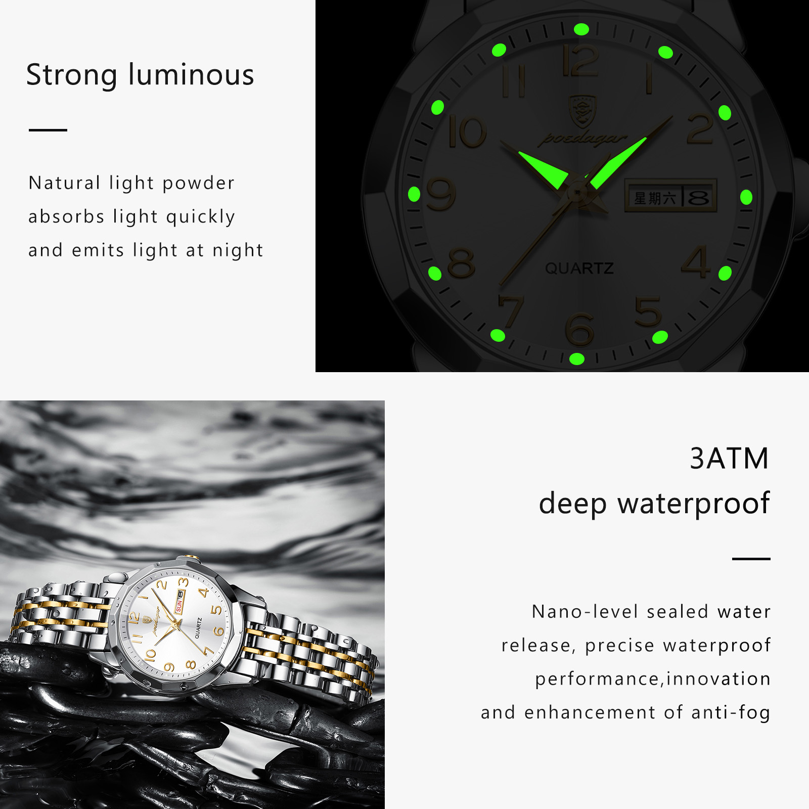 POEDAGAR Zarif Bayan Saatleri  - Waterproof Diving Watch incelemesi ve fiyatı