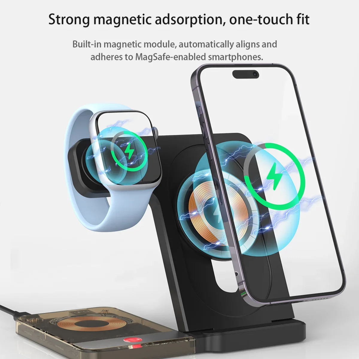 15W MagSafe Uyumlu Kablosuz Şa - Smartwatch Phone Watches incelemesi ve fiyatı